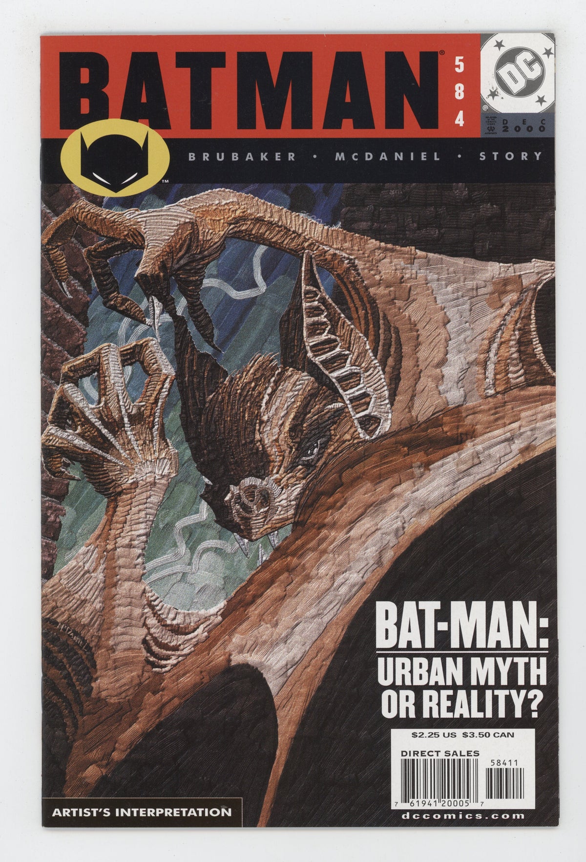 Batman 584 DC 2000 Scott McDaniel Ed Brubaker Penguin