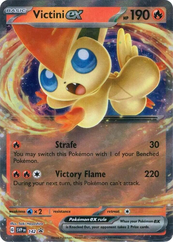 Scarlet & Violet: Black Star Promos Victini ex (SVP142) [Scarlet & Violet: Black Star Promos] - Trading Card World