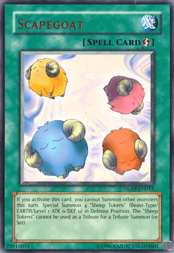 Duelist League Promo, Quick Play Spell, Rare, Spell, Unlimited Scapegoat (Bronze) [DL09-EN015] Rare - Trading Card World