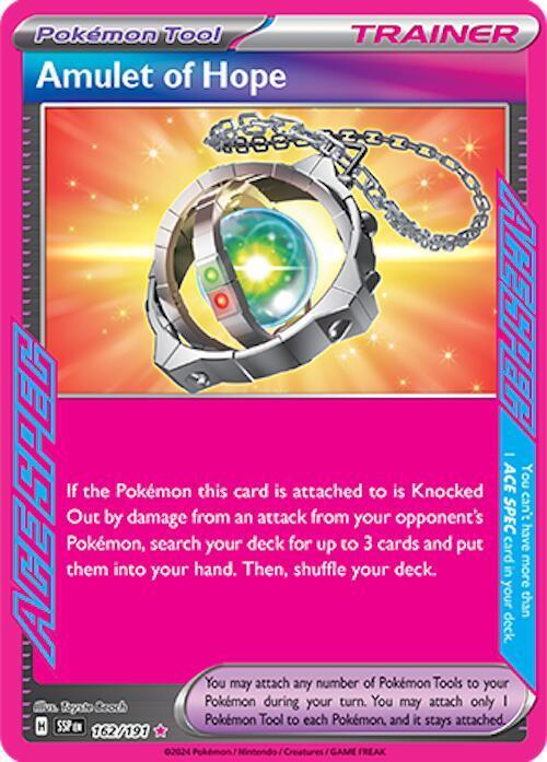 Scarlet & Violet: Surging Sparks Amulet of Hope (162/191) [Scarlet & Violet: Surging Sparks] - Trading Card World