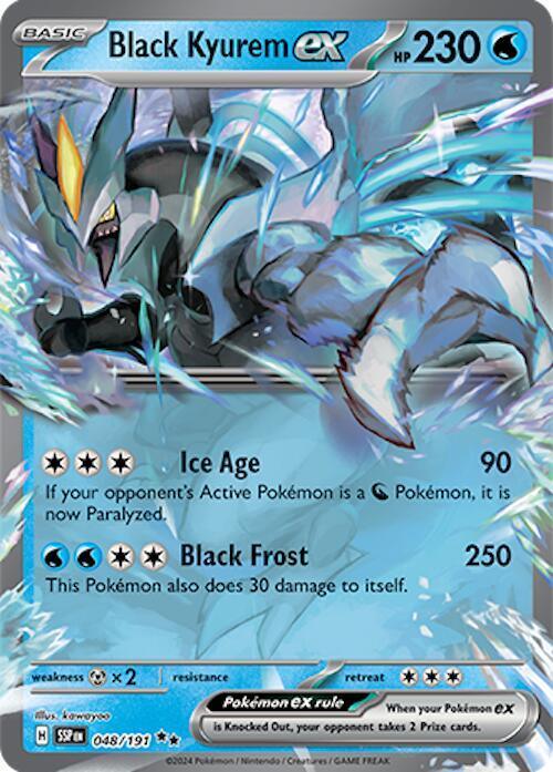 Scarlet & Violet: Surging Sparks Black Kyurem ex (048/191) [Scarlet & Violet: Surging Sparks] - Trading Card World
