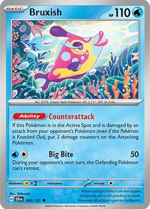Scarlet & Violet: Surging Sparks Bruxish (049/191) [Scarlet & Violet: Surging Sparks] - Trading Card World