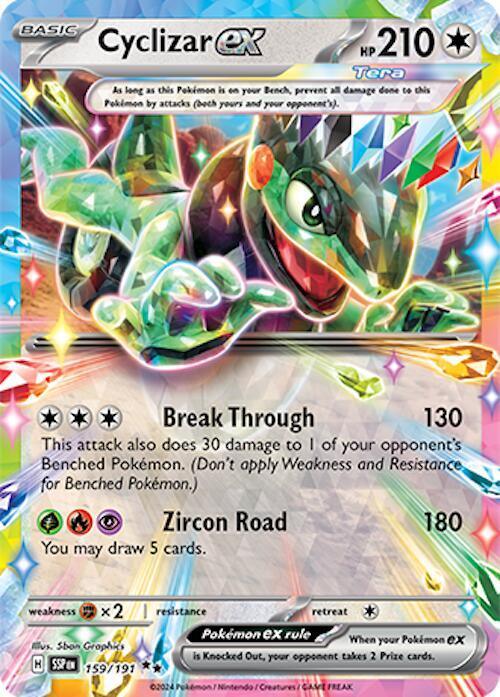 159, Scarlet & Violet: Surging Sparks Cyclizar ex (159/191) [Scarlet & Violet: Surging Sparks] - Trading Card World