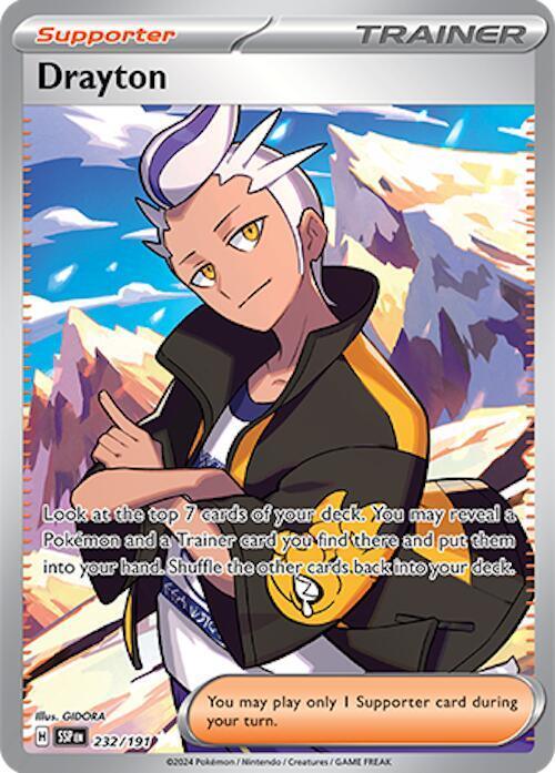 Scarlet & Violet: Surging Sparks Drayton (232/191) [Scarlet & Violet: Surging Sparks] - Trading Card World