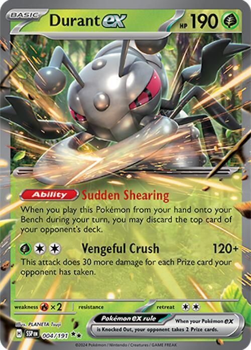 Scarlet & Violet: Surging Sparks Durant ex (004/191) [Scarlet & Violet: Surging Sparks] - Trading Card World