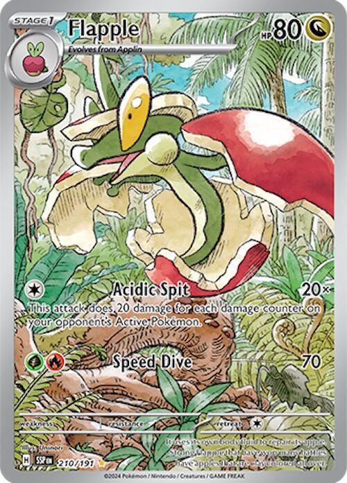 210, Scarlet & Violet: Surging Sparks Flapple (210/191) [Scarlet & Violet: Surging Sparks] - Trading Card World