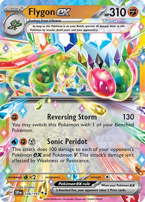 Scarlet & Violet: Surging Sparks Flygon ex (106/191) [Scarlet & Violet: Surging Sparks] - Trading Card World