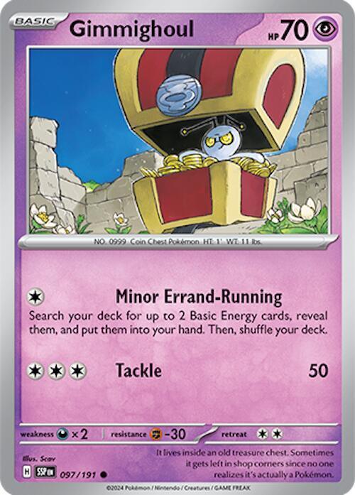 Scarlet & Violet: Surging Sparks Gimmighoul (097/191) [Scarlet & Violet: Surging Sparks] - Trading Card World
