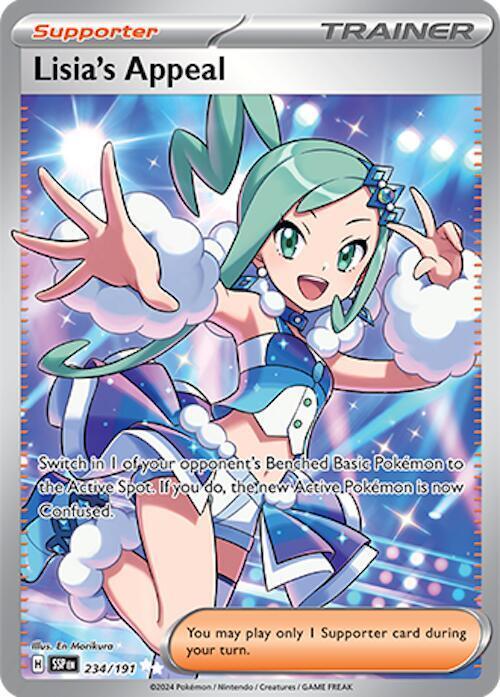 234, Scarlet & Violet: Surging Sparks Lisia's Appeal (234/191) [Scarlet & Violet: Surging Sparks] - Trading Card World