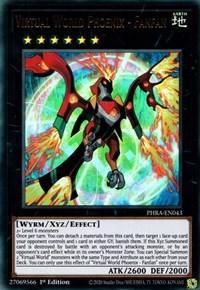 1st Edition, Earth, Phantom Rage, Ultra Rare, Wyrm, Xyz/Effect Monster Virtual World Phoenix - Fanfan [PHRA-EN043] Ultra Rare - Trading Card World