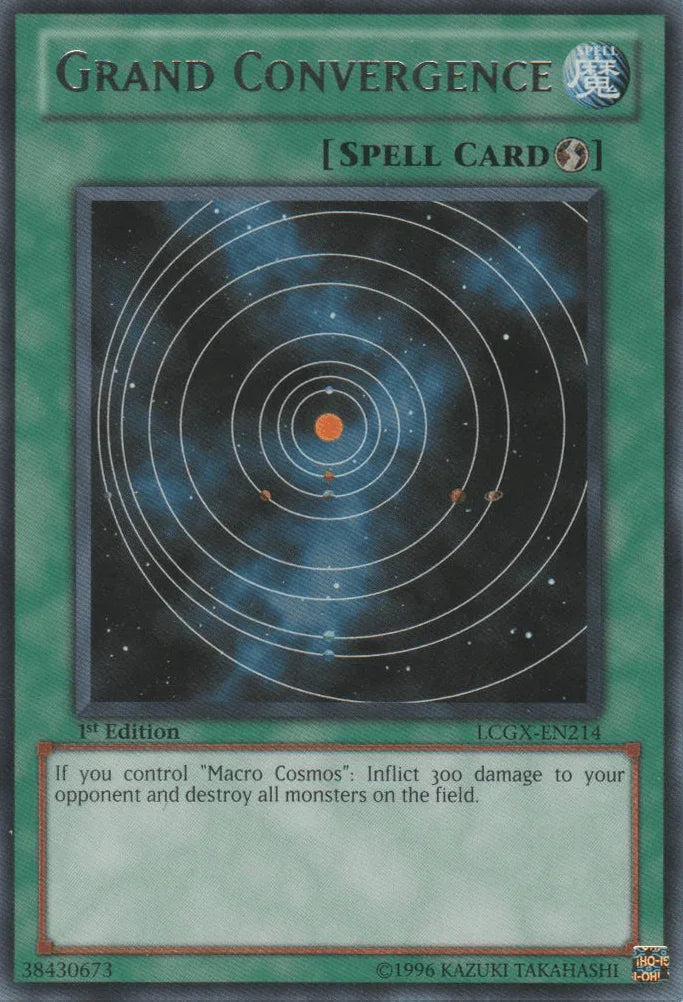 1st Edition, Legendary Collection 2, Quick Play Spell, Rare, Spell, Unlimited Grand Convergence [LCGX-EN214] Rare - Trading Card World