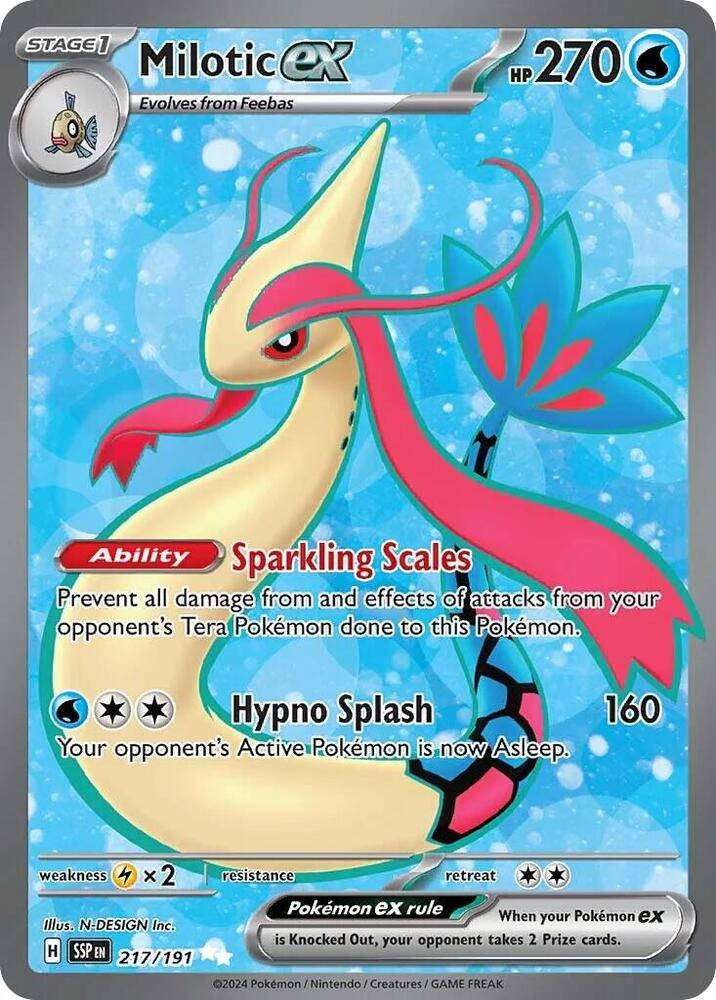 Scarlet & Violet: Surging Sparks Milotic ex (217/191) [Scarlet & Violet: Surging Sparks] - Trading Card World