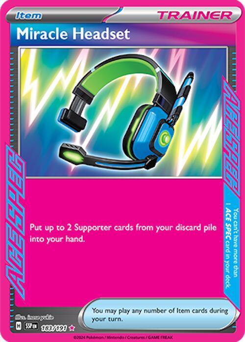 Scarlet & Violet: Surging Sparks Miracle Headset (183/191) [Scarlet & Violet: Surging Sparks] - Trading Card World