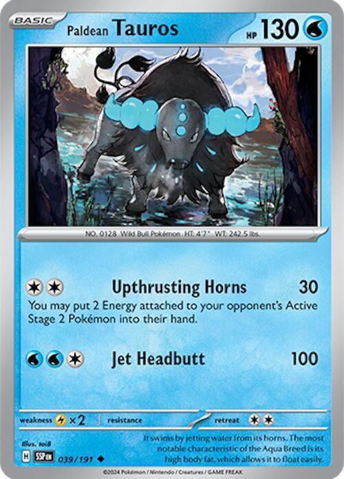 Scarlet & Violet: Surging Sparks Paldean Tauros (039/191) [Scarlet & Violet: Surging Sparks] - Trading Card World