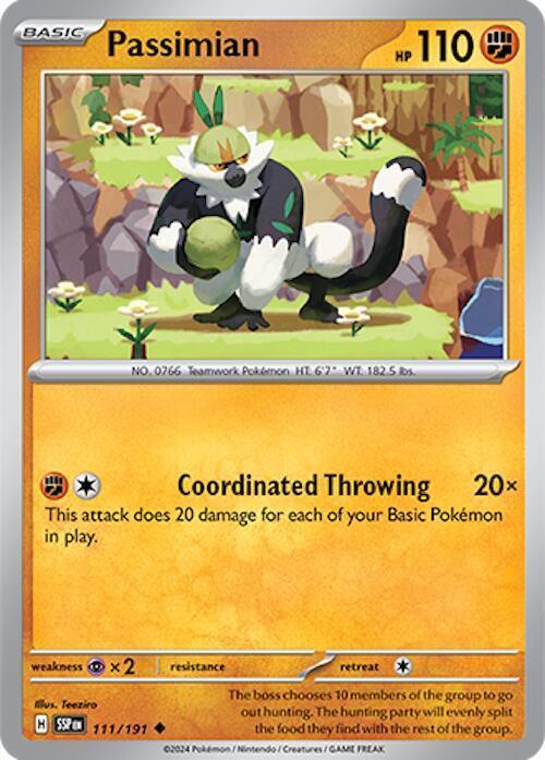 Scarlet & Violet: Surging Sparks Passimian (111/191) [Scarlet & Violet: Surging Sparks] - Trading Card World