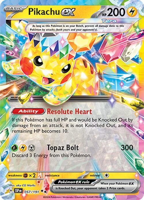 Scarlet & Violet: Surging Sparks Pikachu ex (057/191) [Scarlet & Violet: Surging Sparks] - Trading Card World