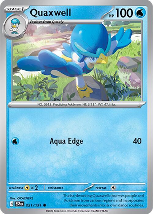 Scarlet & Violet: Surging Sparks Quaxwell (051/191) [Scarlet & Violet: Surging Sparks] - Trading Card World