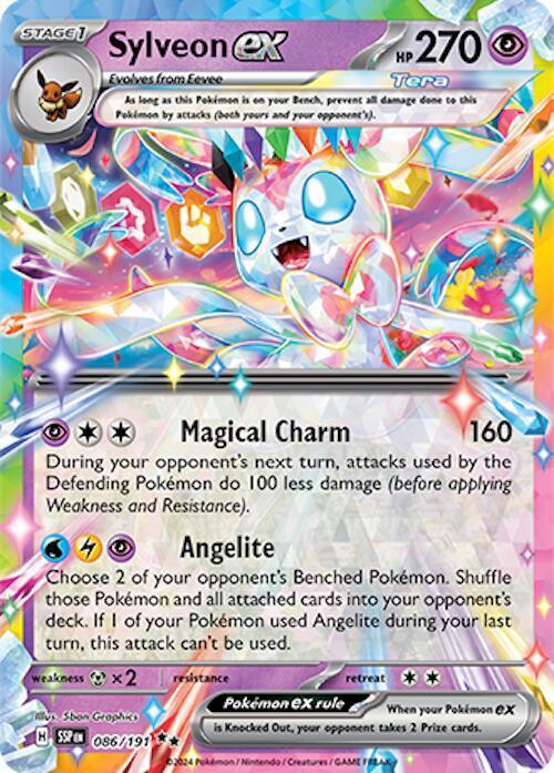 086, Double Rare, Scarlet & Violet: Surging Sparks Sylveon ex (086/191) [Scarlet & Violet: Surging Sparks] - Trading Card World