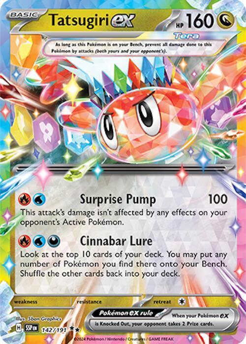Scarlet & Violet: Surging Sparks Tatsugiri ex (142/191) [Scarlet & Violet: Surging Sparks] - Trading Card World