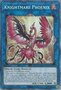1st Edition, Collector's Rare, Fiend, Fire, Genesis Impact, Link/Effect Monster Knightmare Phoenix (CR) [GEIM-EN051] Collector's Rare - Trading Card World