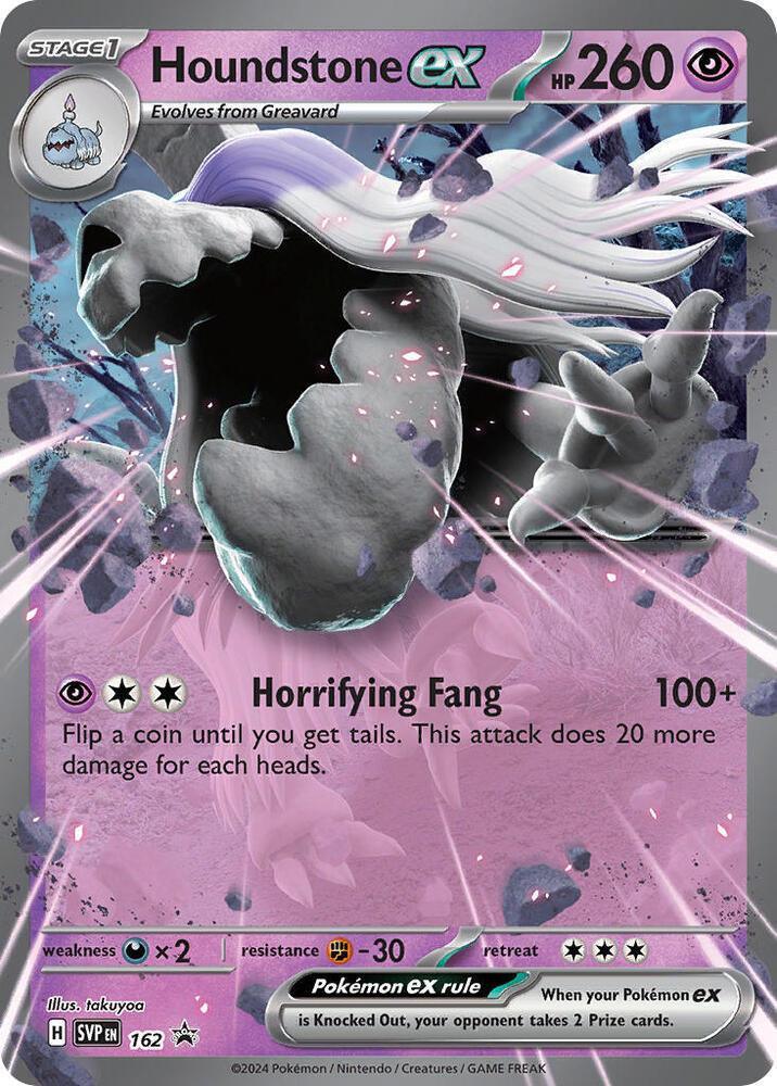 Scarlet & Violet: Black Star Promos Houndstone ex (SVP162) [Scarlet & Violet: Black Star Promos] - Trading Card World