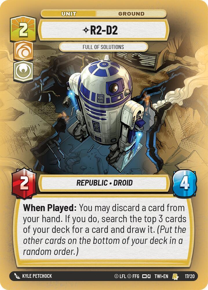  R2-D2 - Full of Solutions (193/257) [Shadows of the Galaxy: Weekly Play] - Trading Card World
