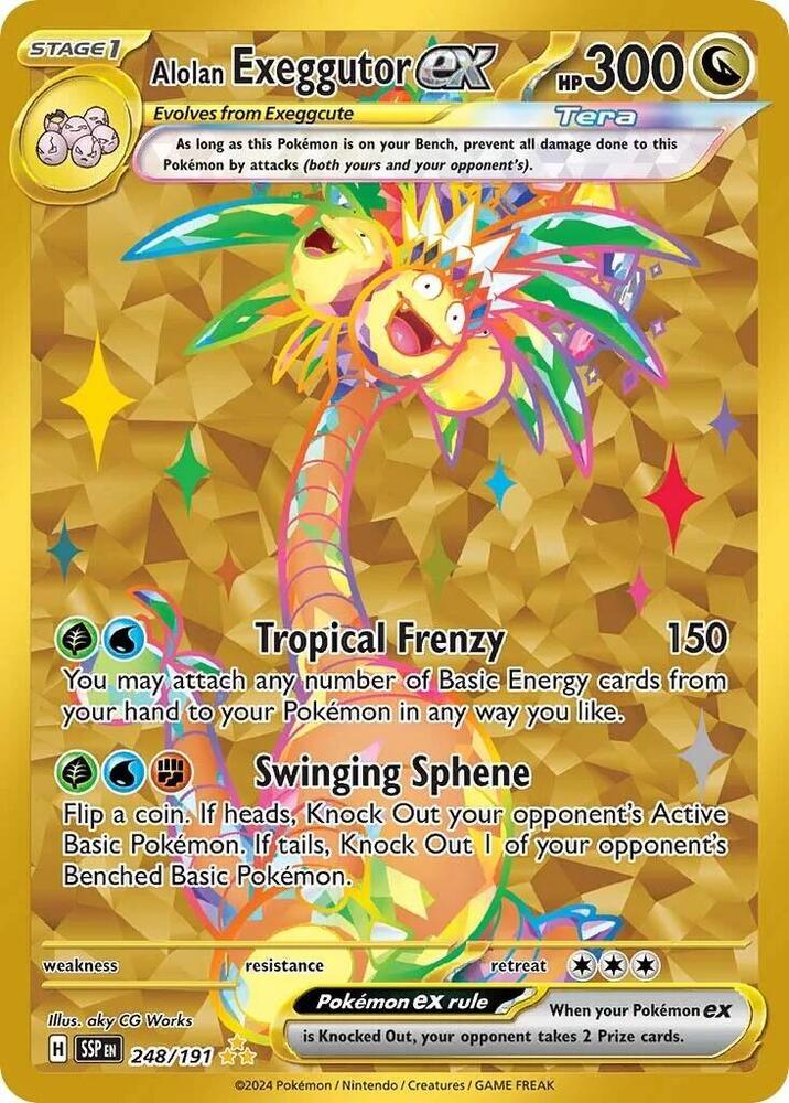 Scarlet & Violet: Surging Sparks Alolan Exeggutor ex (248/191) [Scarlet & Violet: Surging Sparks] - Trading Card World