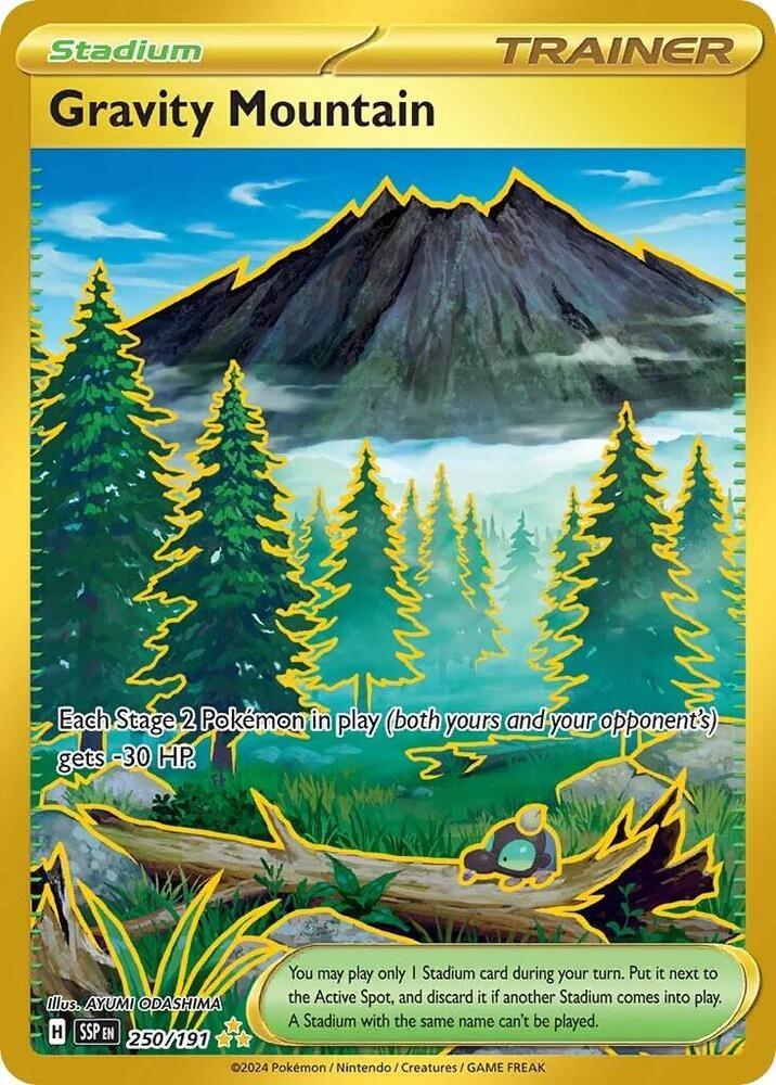 250, Scarlet & Violet: Surging Sparks Gravity Mountain (250/191) [Scarlet & Violet: Surging Sparks] - Trading Card World