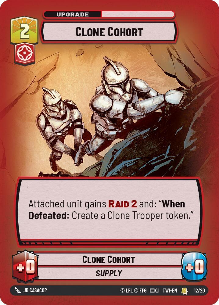  Clone Cohort (12/20) [Twilight of the Republic: Weekly Play] - Trading Card World