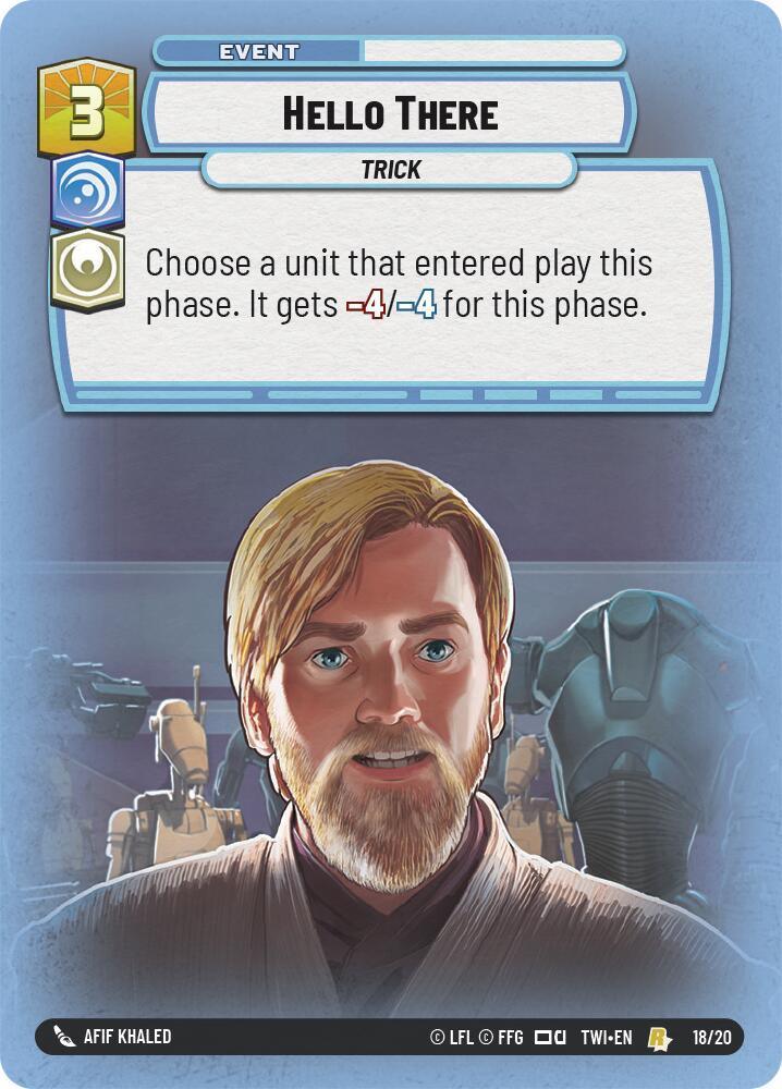  Hello There (18/20) [Twilight of the Republic: Weekly Play] - Trading Card World