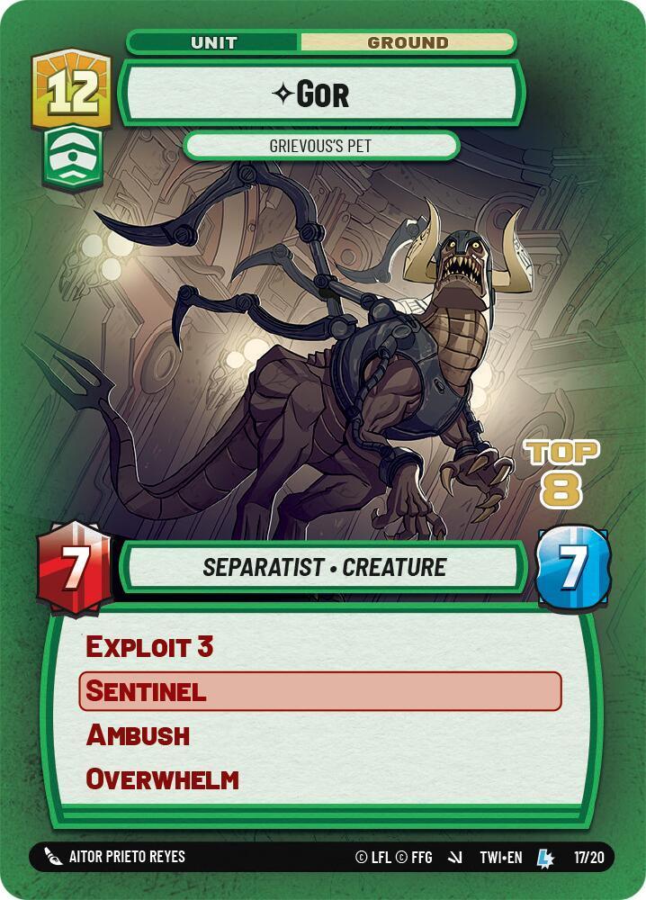  Gor - Grievous's Pet (Top 8) (17/20) [Store Showdown Promos] - Trading Card World