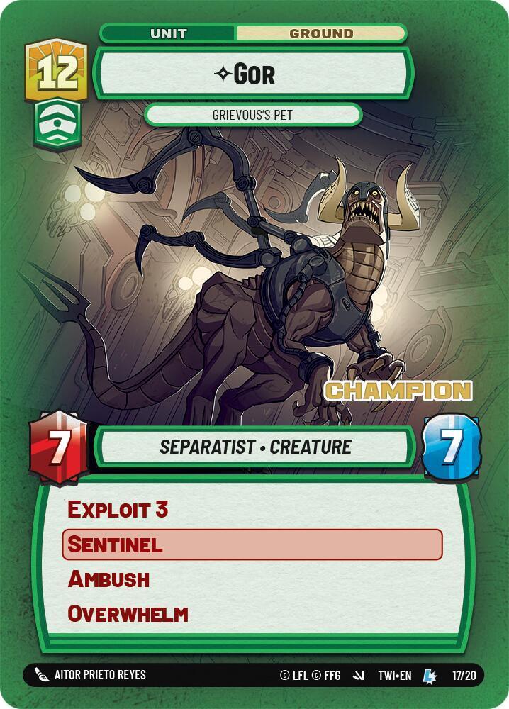  Gor - Grievous's Pet (Champion) (17/20) [Store Showdown Promos] - Trading Card World