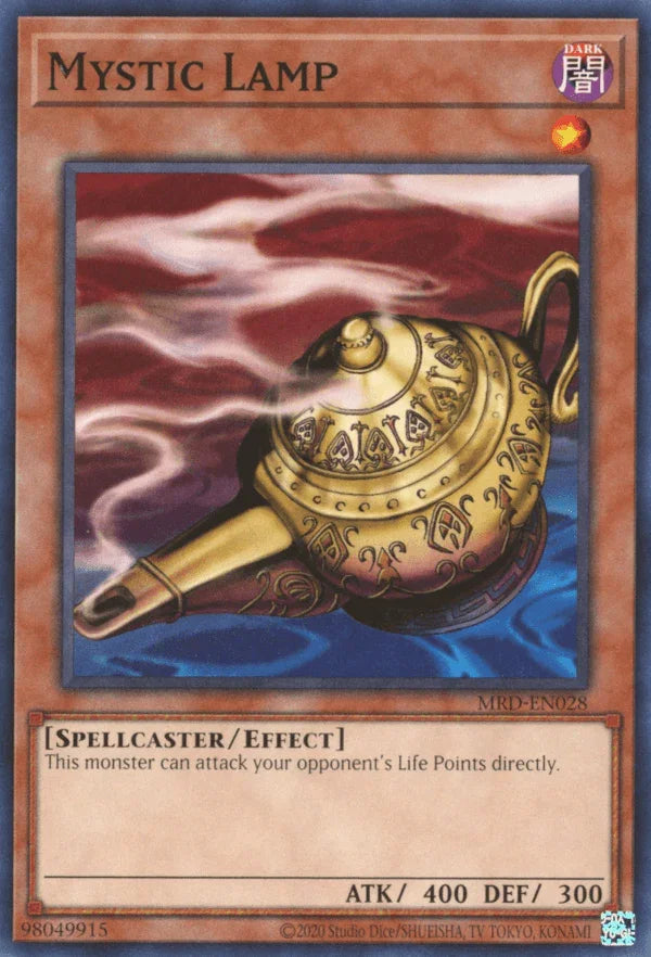 Dark, Effect Monster, Metal Raiders, Short Print, Spellcaster, Unlimited Mystic Lamp [MRD-EN028] Short Print - Trading Card World