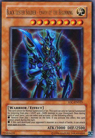 Effect Monster, Invasion of Chaos, Light, Ultra Rare, Unlimited, Warrior Black Luster Soldier - Envoy of the Beginning [IOC-EN025] Ultra Rare - Trading Card World