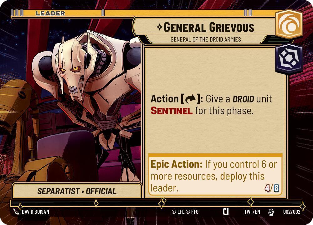  General Grievous - General of the Droid Armies (Hyperspace) (002/002) [Judge Promos] - Trading Card World