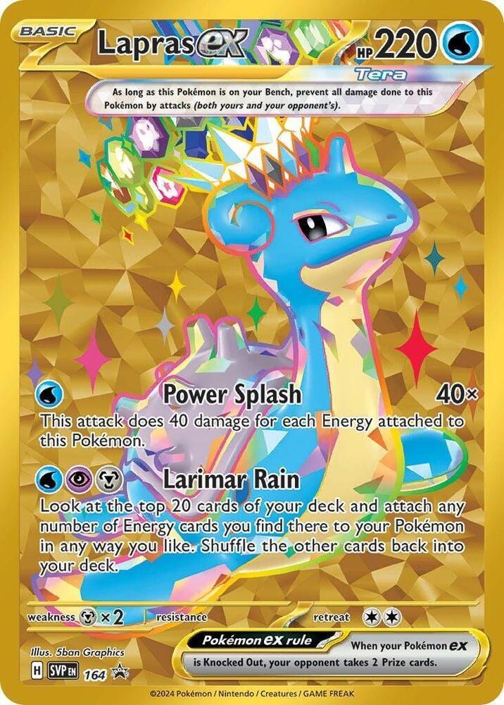 164, Promo, Scarlet & Violet: Black Star Promos Lapras ex (164) [Scarlet & Violet: Black Star Promos] - Trading Card World
