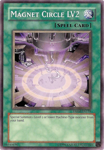 Common, Dark Revelation Volume 4, Normal Spell, Spell, Unlimited Magnet Circle LV2 [DR04-EN158] Common - Trading Card World