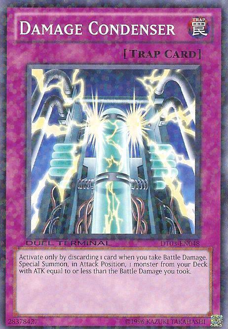 Common, Duel Terminal 3, Limited, Normal Trap, Trap Damage Condenser [DT03-EN048] Common - Trading Card World