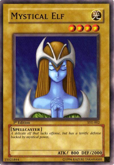 1st Edition, Common, Light, Normal Monster, Spellcaster, Starter Deck: Yugi Evolution, Unlimited Mystical Elf [SYE-002] Common - Trading Card World