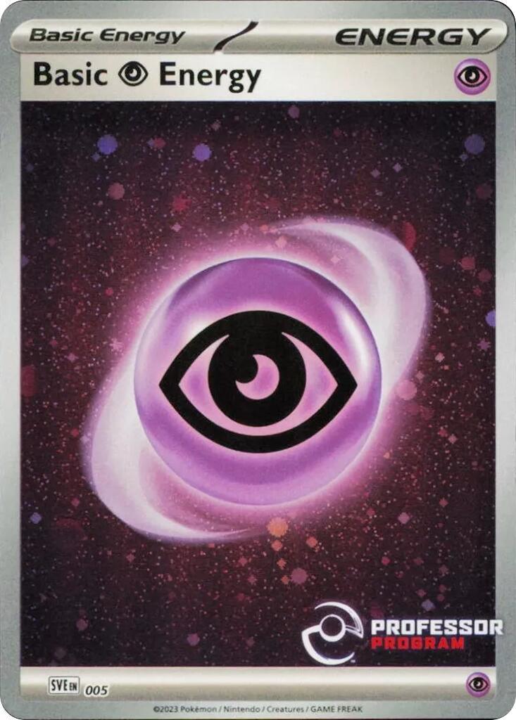 005, Energy, Holofoil, Professor Program Promos, Promo Psychic Energy (005) (2023) [Professor Program Promos] - Trading Card World