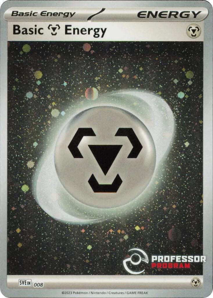 008, Energy, Holofoil, Professor Program Promos, Promo Metal Energy (008) (2023) [Professor Program Promos] - Trading Card World