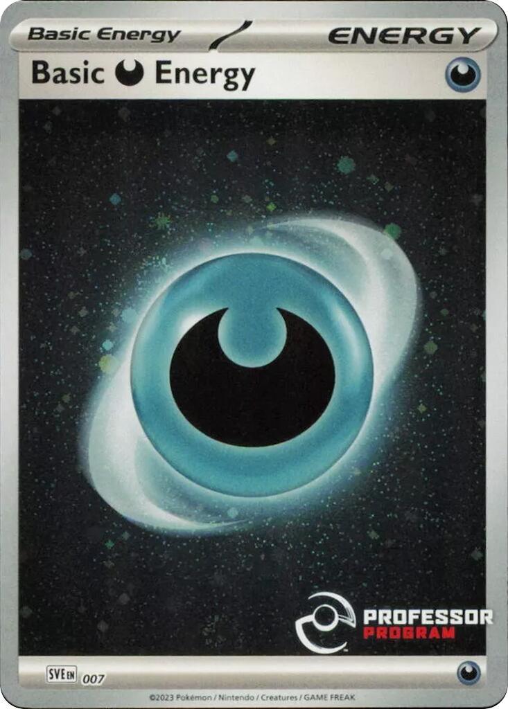007, Energy, Holofoil, Professor Program Promos, Promo Darkness Energy (007) (2023) [Professor Program Promos] - Trading Card World