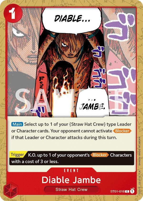 Common, Event, Revision Pack Cards, Straw Hat Crew Diable Jambe [Revision Pack Cards] - Trading Card World