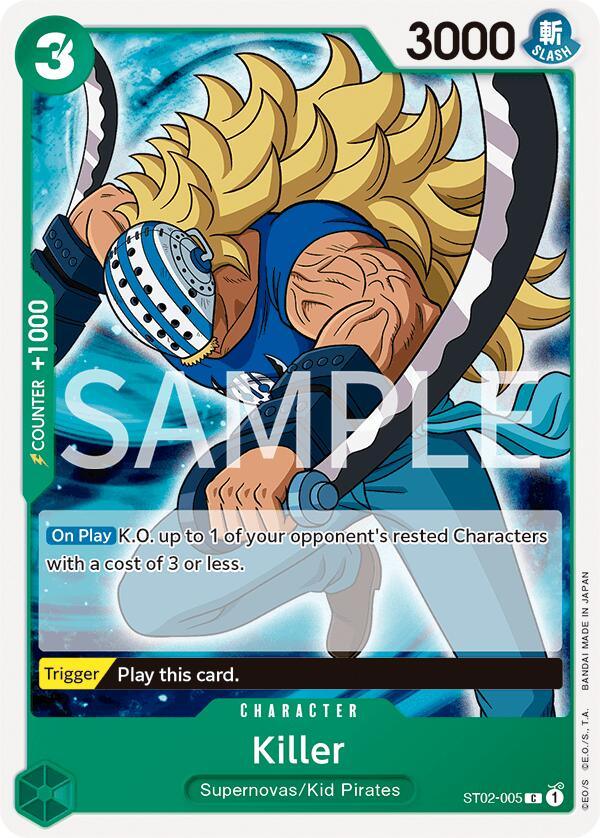 Character, Common, Kid Pirates, Revision Pack Cards, Supernovas Killer [Revision Pack Cards] - Trading Card World