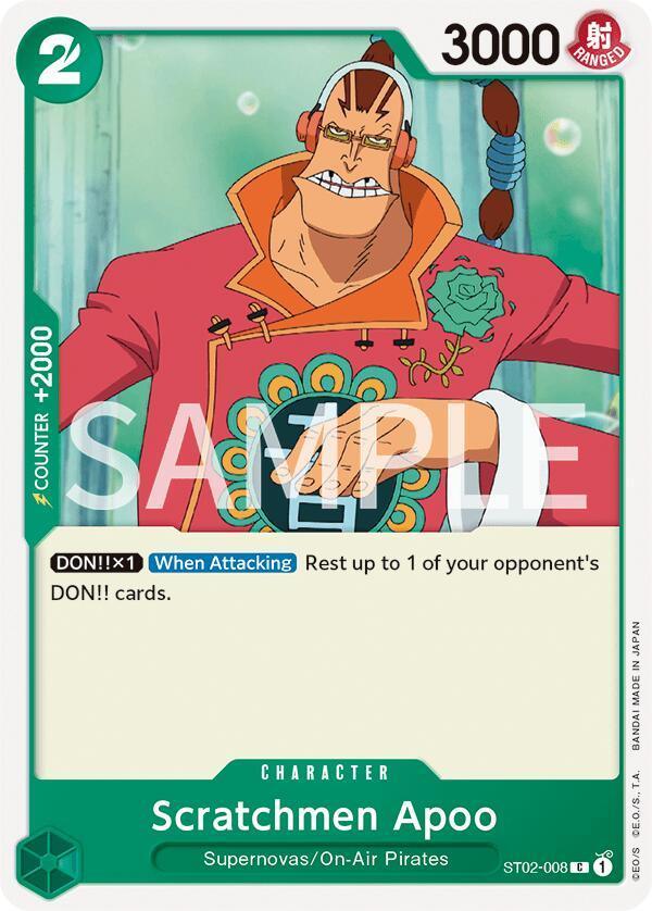 Character, Common, On-Air Pirates, Revision Pack Cards, Supernovas Scratchmen Apoo [Revision Pack Cards] - Trading Card World