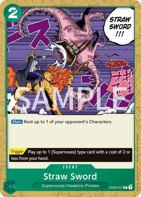Common, Event, Hawkins Pirates, Revision Pack Cards, Supernovas Straw Sword [Revision Pack Cards] - Trading Card World