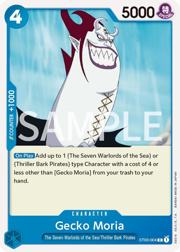 Character, Common, Revision Pack Cards, The Seven Warlords of the Sea, Thriller Bark Pirates Gecko Moria [Revision Pack Cards] - Trading Card World