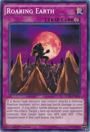 1st Edition, Common, Continuous Trap, Legendary Collection 5D's, Trap Roaring Earth [LC5D-EN254] Common - Trading Card World