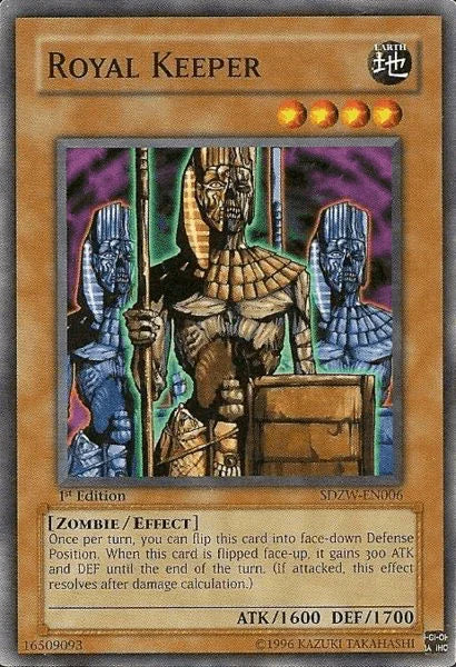1st Edition, Common, Earth, Effect Monster, Structure Deck: Zombie World, Zombie Royal Keeper [SDZW-EN006] Common - Trading Card World