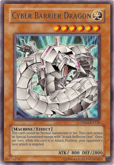 Dark Revelation Volume 4, Effect Monster, Light, Machine, Rare, Unlimited Cyber Barrier Dragon [DR04-EN126] Rare - Trading Card World